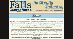 Desktop Screenshot of fallscampground.com